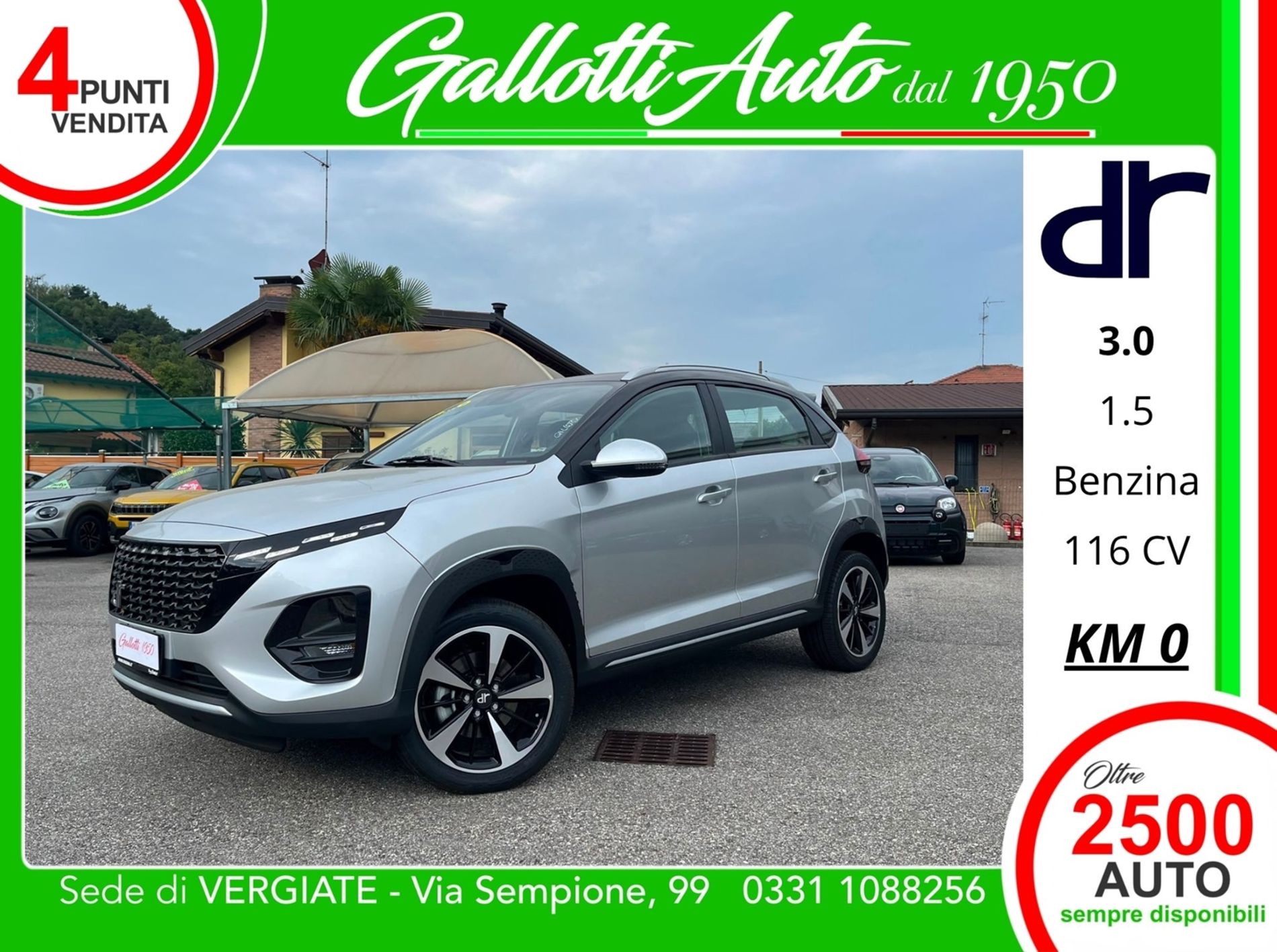1.5 116cv - SENZA VINCOLI DI FINANZIAMENTO - Gallotti Auto